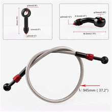 Weiyang M10 Hydraulic Reinforced Brake Clutch Oil Hose Line Pipe with Movable Joint Fit for Motorcycle ATV Dirt Pit Bike