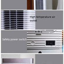 Zyyqt Small Shaking Head Heater, Bathroom Baby Heater Body Sensing Waterproof Anti-scalding 3 Seconds Home Energy Saving