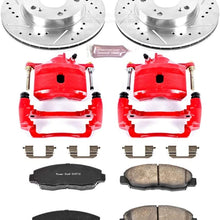 Power Stop KC2384 1-Click Performance Brake Kit with Calipers, Front Only