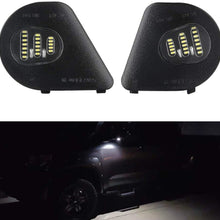Gempro 2Pcs LED Side Mirror Puddle Light Lamp Assembly For 2010-2019 Dodge Ram 1500 2500 3500 4500 5500, 6000K Diamond White