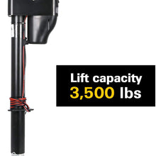 Weize Power Tongue Jack, 3500 Lb. Heavy Duty Electric Trailer Jack with Drop Leg, 23-5/8" Lift, 12V DC