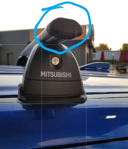 Mitsubishi Genuine OE Roof Rack Cross Bar END Cap (Oval in Shape) Outlander Sport