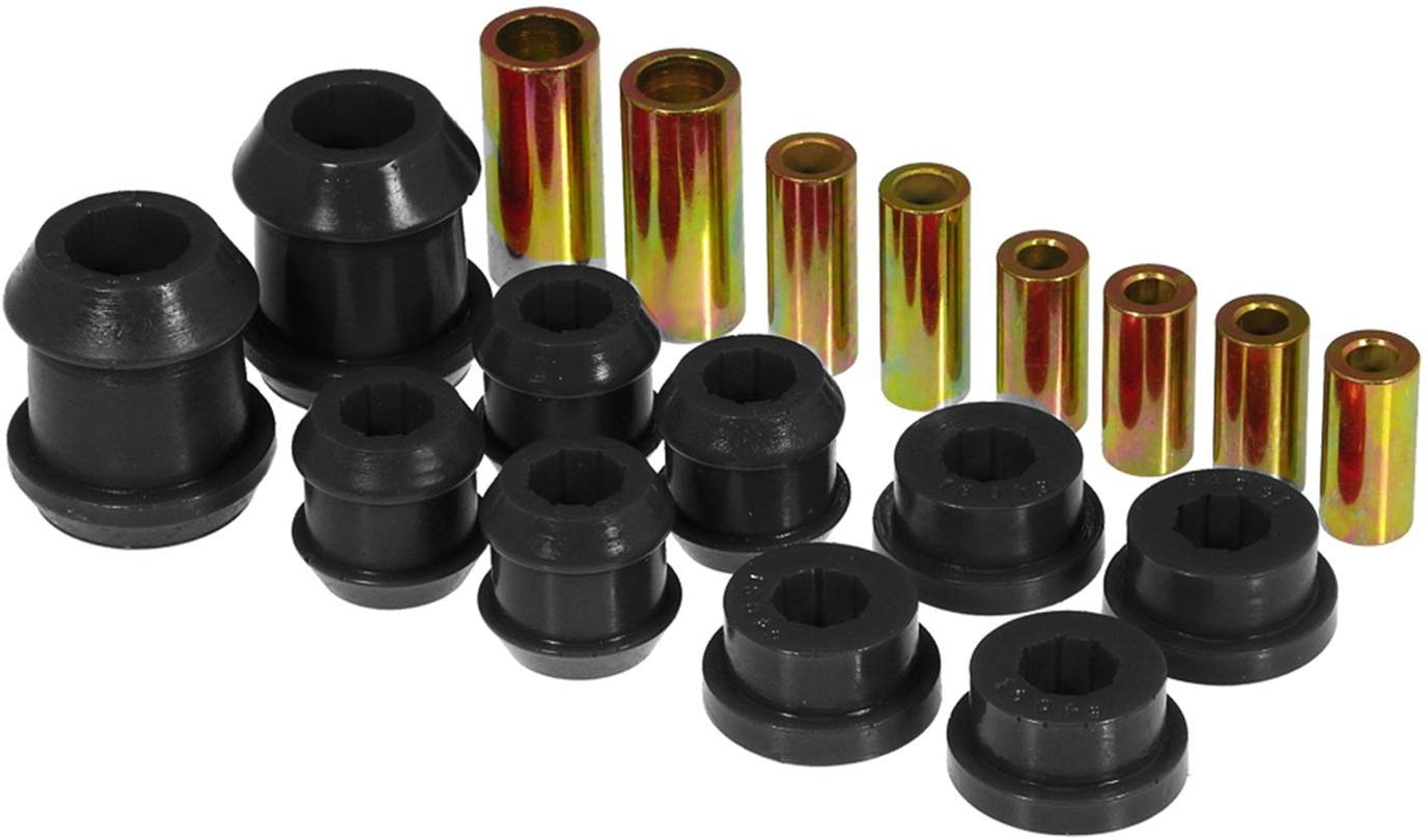 Prothane 8-203-BL Black Front Upper and Lower Control Arm Bushing Kit