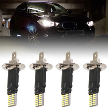 cciyu White 6000k H11 H8 H16 LED Bulbs 24SMD LED Bulbs Replacement for Fog Light,4Pack