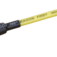 Dragon Fire Retro Race Series Transparent Yellow Spark Plug Wire Set Compatible Replacement For 1973-1981 Buick and Pontiac 265 301 350 389 400 421 428 455 V8 Oem Fit PWJ122-YR