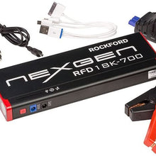 Rockford RFD Nexgen 18K-700 Black 12V 18000mAh 700 Amp Super Safe Portable Jump Starter and Power Supply