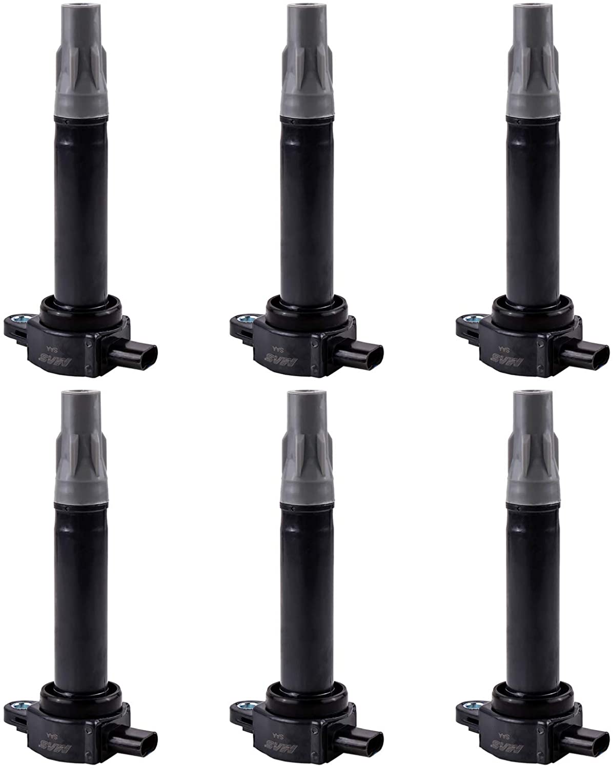 MAS Ignition Coil Pack of 6 Replacement for Dodge Charger Nitro Chrysler Volkswagen 2.5L 3.7L 3.5L V6 UF502 UF-609 C1522