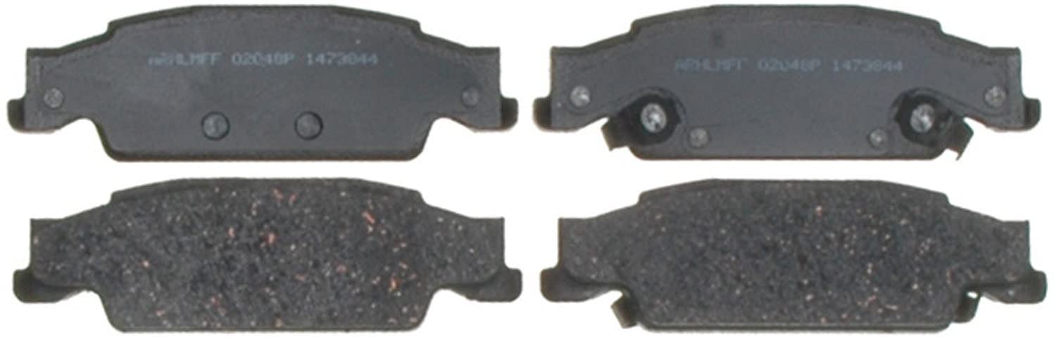 ACDelco 14D922CH Advantage Ceramic Rear Disc Brake Pad Set with Hardware