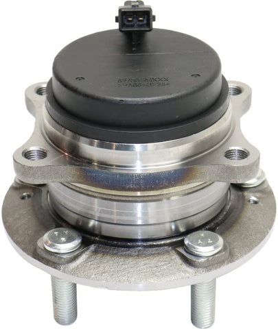 Wheel Hub and Bearing compatible with 2007-2016 Hyundai Santa Fe Rear Left or Right FWD With ABS Sensor Studs