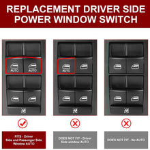 X AUTOHAUX 04602535AI Car Master Power Window Switch for 2010-2011 Chrysler Town and Country