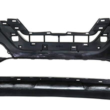 Front Bumper Cover Compatible with NISSAN ROGUE 2017-2018 Primed