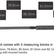 Gauge Blocks and knurled Handles-Engine Idle Speed Adjustment Tool（Total of Six Pieces and One Suit）:for 3350 Detroit Diesel Engine Series Such As： J-35637-A J-1853J-42749J-42665J-39697 …