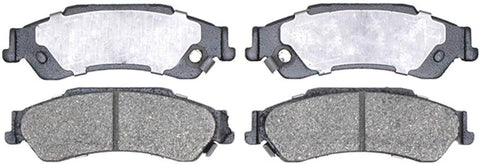 ACDelco 14D729CH Advantage Ceramic Rear Disc Brake Pad Set with Hardware