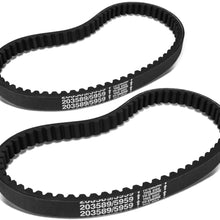 2Pcs Replacement for American Sportworks Ken-Bar/Comet Go Karts 30-Series Drive Belt Manco 5959 / Comet 203589