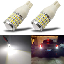 iBrightstar Newest 9-30V Super Bright Error Free T15 912 W16W 921 LED Bulbs with Projector replacement for Back Up Reverse Lights, Truck Cargo Lights, 3rd Brake Lights, Xenon White