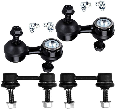 OCPTY - New 4-Piece fit for 2003-2008 Forester 2004-2007 Impreza - 2 Front Sway Bar End Link 2 Rear Sway Bar End Link