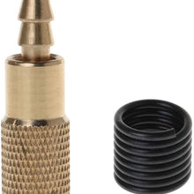 Hacloser Brass Tire Inflator Lock on Air Chuck 6mm Mini Air Compressor Portable Tire Inflator Tire Chuck Hose Pump Valve Clip Clamp Connector Adapter