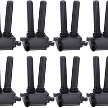 Ignition Coil Pack of 8 Replaces # UF504, C1526 Replacement for V8 5.7L 6.1L 6.4L - Chrysler 300, Aspen & Dodge Challenger, Charger, Durango, Magnum, Ram & Jeep Commander & More, Years 2005-2016