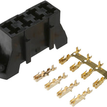 Dorman 85668 Black Fuse Block Holds 4 Blade Fuses