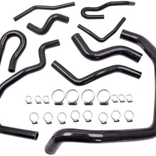maXpeedingrods 9pcs For HONDA CIVIC EK EG EX 92-00 SOHC D15 D16 Silicone Coolant Hose Pipe Kit