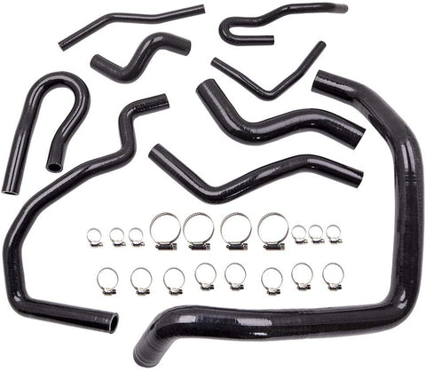 maXpeedingrods 9pcs For HONDA CIVIC EK EG EX 92-00 SOHC D15 D16 Silicone Coolant Hose Pipe Kit