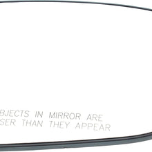 Kool Vue NS24GR Mirror Glass for Nissan Murano 15-17/Pathfinder 17-18/Rogue 14-18 Right Side With Backing Plate