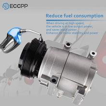 ECCPP AC Compressor with Clutch Replacement for CO 11340C 2011-2013 for Ford Fiesta 1.6L