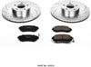 Power Stop K2373 Front Brake Kit with Drilled/Slotted Brake Rotors and Z23 Evolution Ceramic Brake Pads