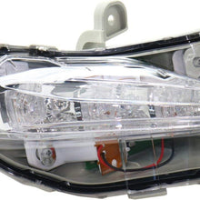 Driving Light Compatible For 2017-2018 Toyota Corolla Left Driver and Right Passenger With bulb(s)