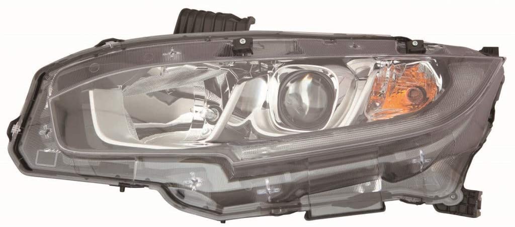 For Honda Civic Sedan Headlight Assembly 2016 17 18 2019 Driver Side Halogen EX/EX-L.T/LX For HO2502173 | 33150-TBA-A01