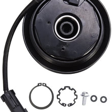 Younar AC A/C Compressor Clutch Assembly Kit with Front Plate, Electromagnetic Coil, Pulley and Bearing for Dodge Caravan 2001-2007 3.3L 3.8L