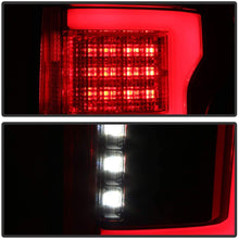 ACANII - For 2015 2016 2017 2018 Ford F150 w/Blind Spot Sensor Red Clear Full LED Light Tube Tail Lights Brake Lamps