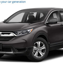 Goodyear Side Window Deflectors for Honda CR-V (CRV) 2017-2019 SUV, Tape-on Rain Guards, Window Visors, 4 Pieces - GY003123