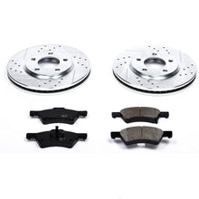 Power Stop K5247 Front Brake Kit with Drilled/Slotted Brake Rotors and Z23 Evolution Ceramic Brake Pads