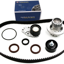 Timing Belt Kit Water Pump w/Gaskets Tensioner for 2004 2005 2006 2007 2008 Chevrolet Aveo 1.6L DOHC L4 16V