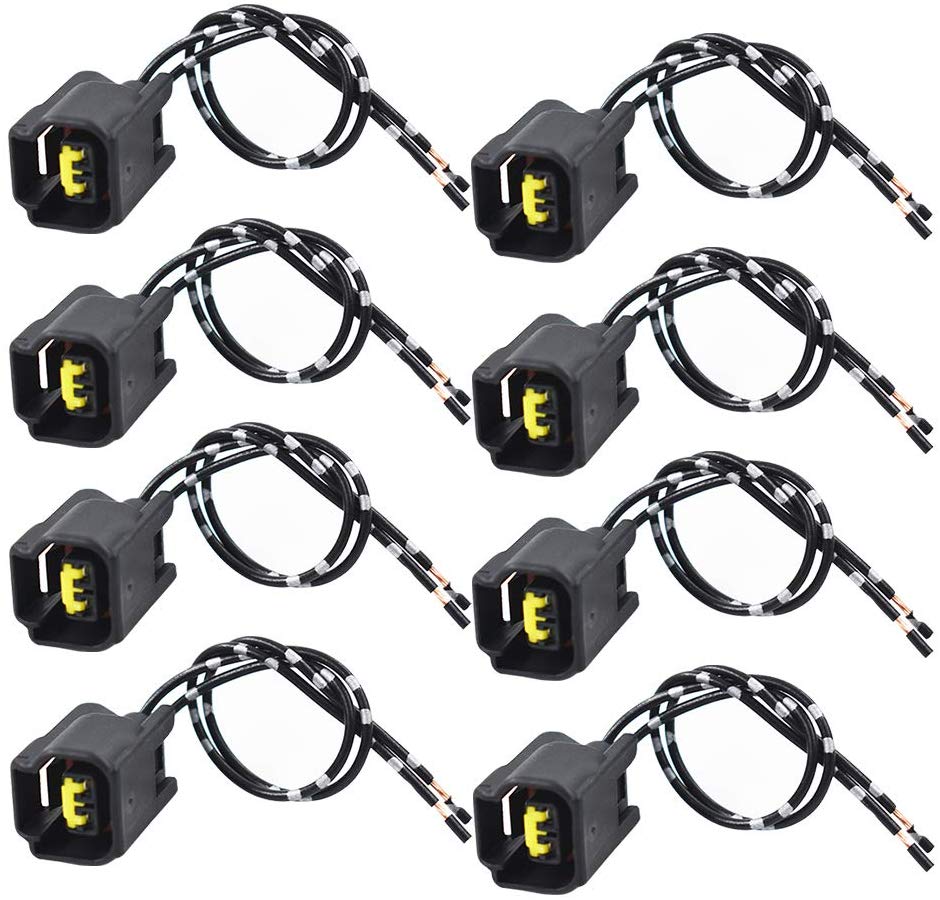 labwork Set of 8 pc Modular Ignition Coil Connector Pigtail Plug 4.6L 5.4L 6.8L for Ford