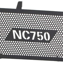 Three T Motorcycle Radiator Guard Grille Grill Cover Protective Grill Washable Fit for Honda NC750 NC750X NC750S 2012-2018, black
