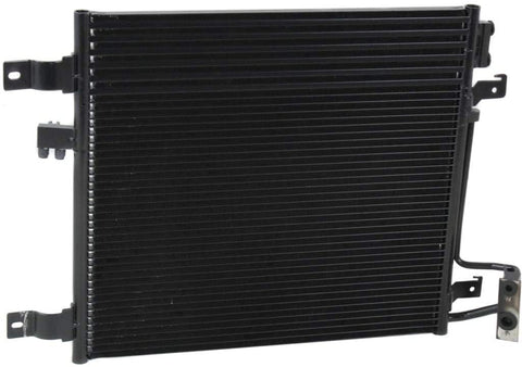 For Jeep Wrangler JK A/C Condenser 2007 08 09 10 2011 | Aluminum Core Material | w/Oil Cooler | Automatic Transmission | Replaces DPI# 3768 | CH3030233 | 55056635AA