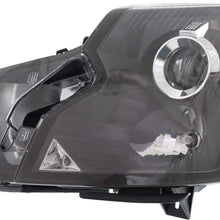 Headlight Assembly Compatible with 2003-2007 Cadillac CTS HID with HID Kit Passenger and Driver Side