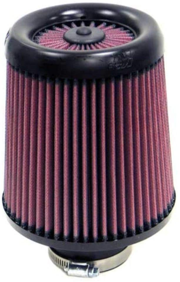 K&N Universal X-Stream Clamp-On Air Filter: High Performance, Premium, Replacement Filter: Flange Diameter: 2.5 In, Filter Height: 6.5 In, Flange Length: 2 In, Shape: Round Tapered, RX-4860