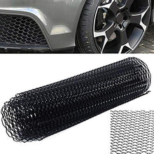 AUCD Universal Black Aluminum Racing Grille Mesh Vent Car Tuning Grill Body Grille Net Mesh Grill Section 100cm x 33cm