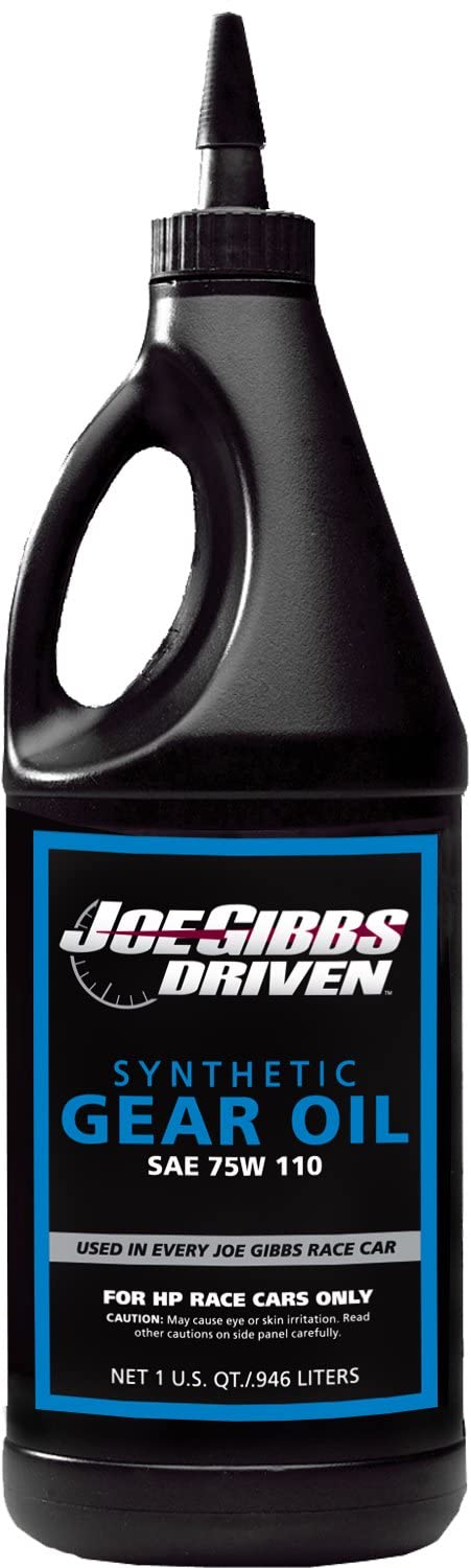 Joe Gibbs 00631 75W-110 Synthetic Gear Oil - 1 Quart Bottle, Pack of 12