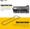 OCPTY Valve Cover Gasket Set + Valve Covers Replacement fit for BMW 128i 328i 528i BMW X3 X5 Z4 11127552281 2006-2013