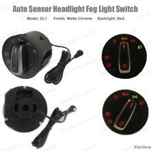 EL1 Auto Headlight Fog Light Switch, Light Sensor with Bluetooth App Automatic Control Coming Leaving Home for V W Golf 5/6, Passat B6, B7, CC, Scirocco, EOS, Touran, Tiguan, Jetta, Yeti, Sharan, T6