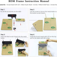 Bestycar LED BDM Frame Adapter Tester for FGTECH BDM100 Kess KTAG K-TAG ECU Programmer Tool ECU Modification Program Bracket Brush Test Stand Frame with Mesh and 4 Probe Pens Height Adjustable
