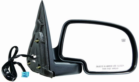 KarParts360: For 2003 2004 2005 2006 GMC SIERRA 1500 Door Mirror - Passenger Side (Textured) - Power, Heated, Without Signal Indicator, Without Light Sensor GM1321293