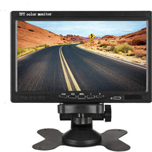7 inch Car Monitor HUINETUL 12V 24V HD TFT Color LCD Backup Car Display Screen Monitor for Car Truck Caravan Camera/DVD/Satellite Receiver 1024x600p Fit AHD/NTSC/PAL