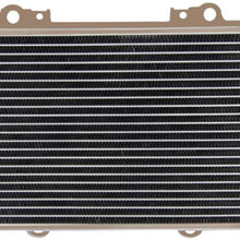 ALLOYWORKS Replacement Aluminum Radiator For Yamaha Quad Grizzly 660 YFM660F ATV 2002-2008
