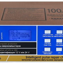 Full Automatic Car Battery Charger 12V/24V 10Amp Intelligent Pulse Repair Battery Charger Truck Motorcycle Charger