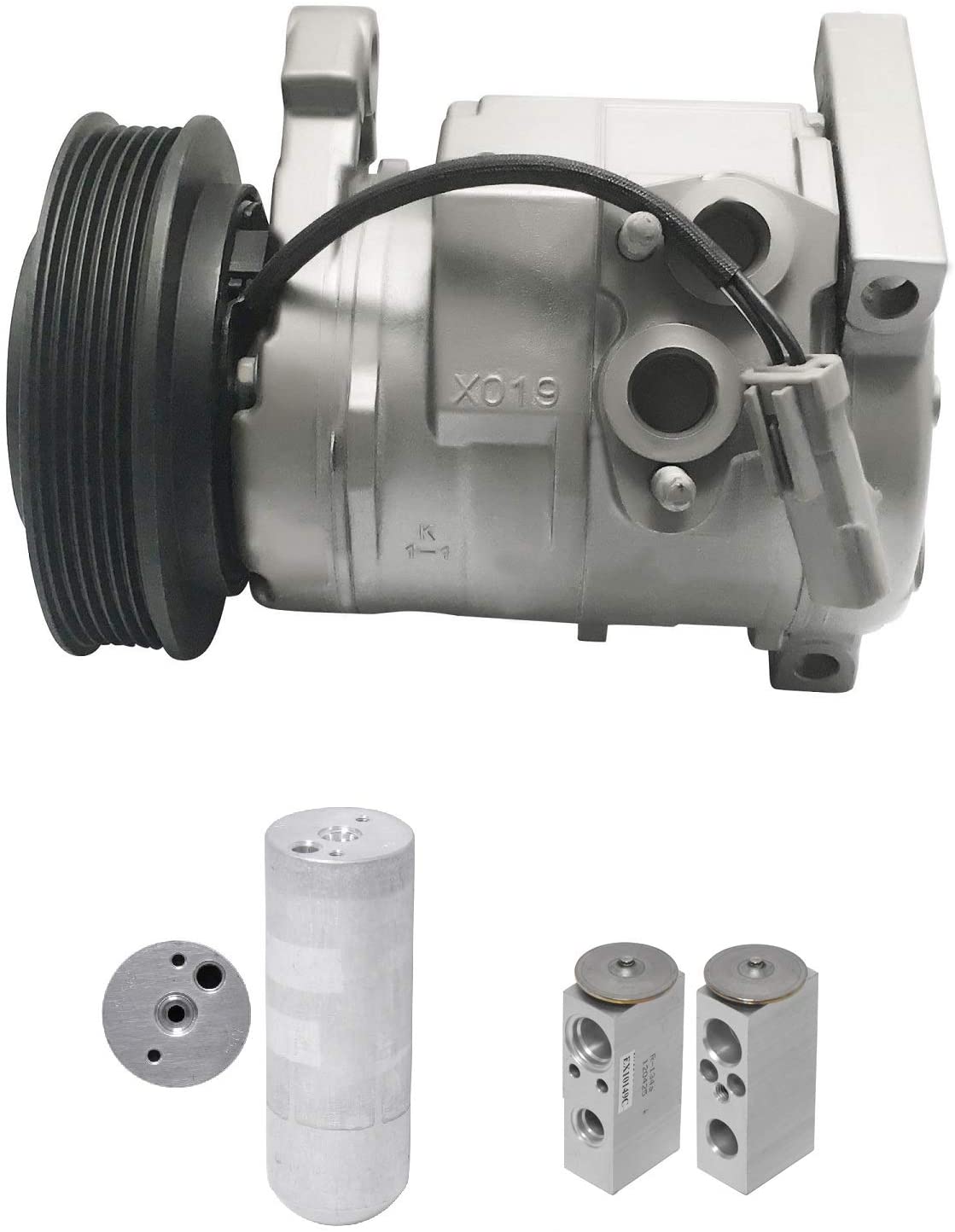 RYC Remanufactured AC Compressor Kit KT DH02